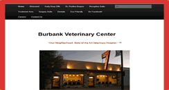 Desktop Screenshot of burbankvetcenter.com